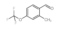 2-Methyl-4-(trifluoromethoxy)benzaldehyde Structure