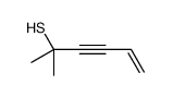 2-methylhex-5-en-3-yne-2-thiol Structure