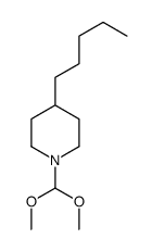 1-(dimethoxymethyl)-4-pentylpiperidine结构式