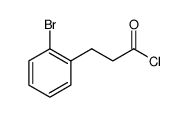 Benzenepropanoyl chloride, 2-bromo-结构式