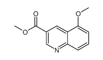 methyl 5-methoxyquinoline-3-carboxylate Structure