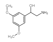 2-氨基-1-(3,5-二甲氧基苯基)乙醇结构式