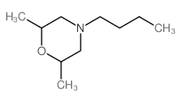 4-butyl-2,6-dimethyl-morpholine structure