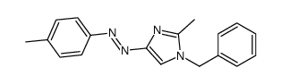 (1-benzyl-2-methylimidazol-4-yl)-(4-methylphenyl)diazene Structure
