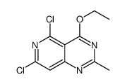 5,7-dichloro-4-ethoxy-2-methylpyrido[4,3-d]pyrimidine结构式