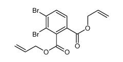 bis(prop-2-enyl) 3,4-dibromobenzene-1,2-dicarboxylate结构式