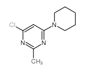 4-chloro-2-methyl-6-piperidin-1-ylpyrimidine结构式