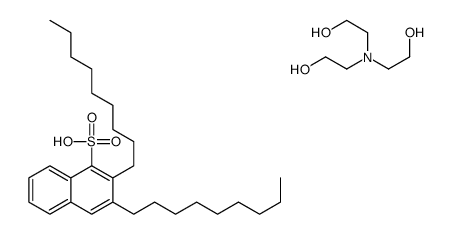 dinonylnaphthalene-1-sulphonic acid, compound with 2,2',2''-nitrilotriethanol (1:1)结构式