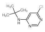 4-叔丁基氨基-6-氯嘧啶结构式