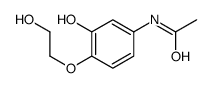 N-[3-hydroxy-4-(2-hydroxyethoxy)phenyl]acetamide Structure