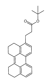 tert-butyl 3-(4,5,6,7,8,9-hexahydroperylen-3-yl)propionate Structure