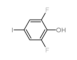 2,6-二氟-4-碘苯酚结构式