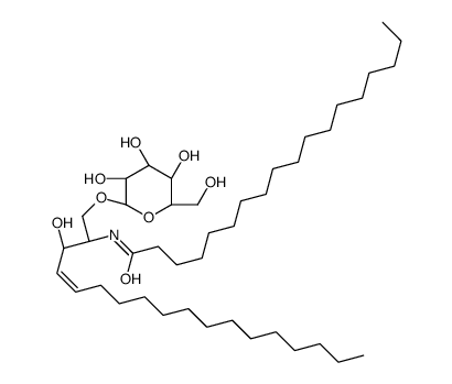 D-glucosyl--1,1' N-stearoyl-D-erythro-sphingosine Structure