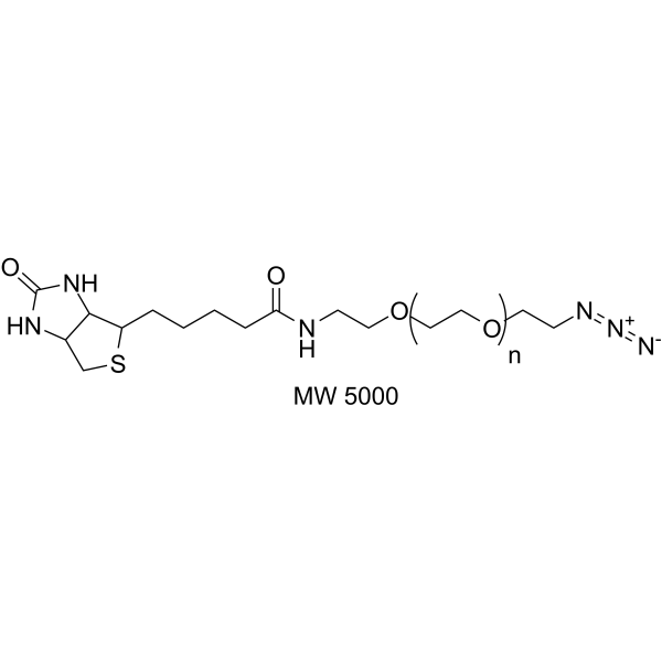 Biotin-PEG11-azide Structure