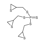 tris(β-epithiopropylthio)thiophosphorus(V)结构式