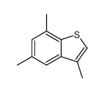 3,5,7-trimethyl-1-benzothiophene Structure