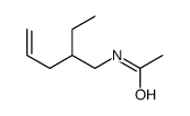 N-(2-ethylpent-4-enyl)acetamide结构式