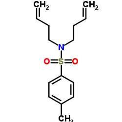 N,N-二(丁-3-烯-1-基)-4-甲基苯磺酰胺结构式