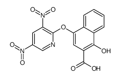 4-(3,5-dinitropyridin-2-yl)oxy-1-hydroxynaphthalene-2-carboxylic acid结构式