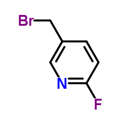 5-溴甲基-2-氟吡啶结构式