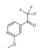 2,2,2-trifluoro-1-(2-methoxypyridin-4-yl)ethanone Structure