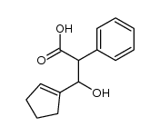 3-cyclopent-1-enyl-3-hydroxy-2-phenyl-propionic acid结构式