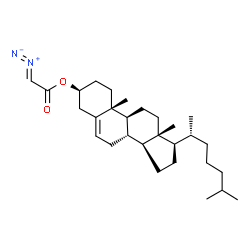 cholesteryl diazoacetate结构式