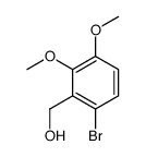 (6-bromo-2,3-dimethoxyphenyl)methanol Structure