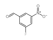 3-氟-5-硝基苯甲醛结构式