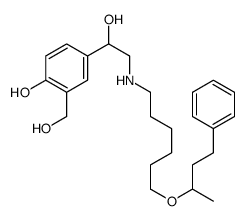 4-羟基-α1-[[[[[(6-(1-甲基-3-苯基丙氧基)己基]氨基]甲基]-1,3-苯二甲醇(沙美特罗杂质)结构式