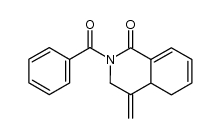 2-benzoyl-4-methylene-3,4,4a,5-tetrahydroisoquinolin-1(2H)-one结构式