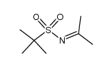 2-methyl-N-(propan-2-ylidene)propane-2-sulfonamide结构式