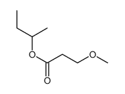 butan-2-yl 3-methoxypropanoate结构式