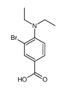 3-Bromo-4-(diethylamino)benzoic acid Structure