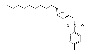 (3-decyloxiran-2-yl)methyl 4-methylbenzenesulfonate结构式