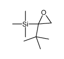 trimethyl-(2-tert-butyloxiran-2-yl)silane结构式