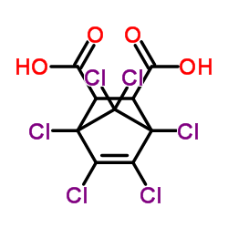 Chlorendic acid structure