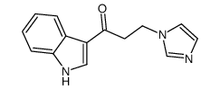 3-imidazol-1-yl-1-(1H-indol-3-yl)propan-1-one Structure