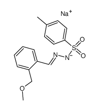 sodium 2-(2-(methoxymethyl)benzylidene)-1-tosylhydrazin-1-ide结构式