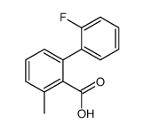 2-(2-fluorophenyl)-6-methylbenzoic acid结构式