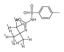 甲苯磺丁脲-D9结构式