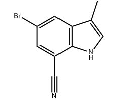 5-溴-3-甲基-1H-吲哚-7-甲腈图片