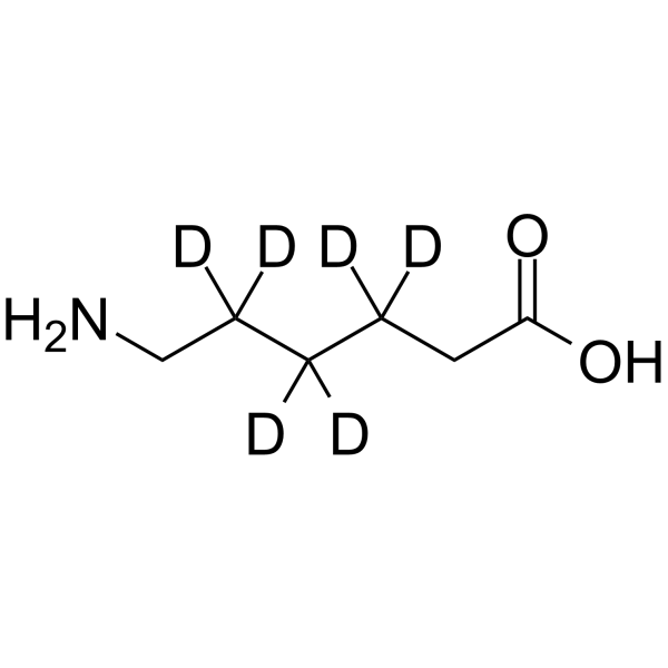 6-Aminocaproic acid-d6 Structure