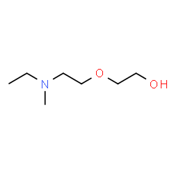 2-(2-(乙基(甲基)氨基)乙氧基)乙醇结构式