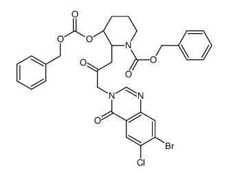 N,O-双(苄氧羰基)卤丁酮结构式