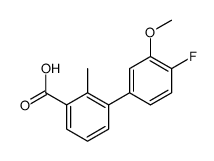 3-(4-fluoro-3-methoxyphenyl)-2-methylbenzoic acid Structure