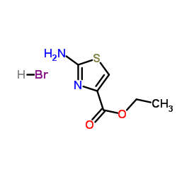 ETHYL 2-AMINOTHIAZOLE-4-CARBOXYLATE HYDROBROMIDE Structure