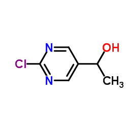 1-(2-chloropyrimidin-5-yl)ethan-1-ol Structure