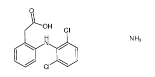 diclofenac ammonium Structure