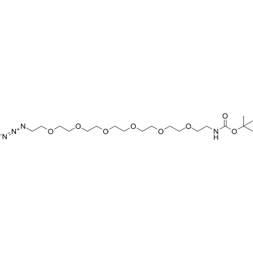 t-boc-N-amido-PEG6-azide picture